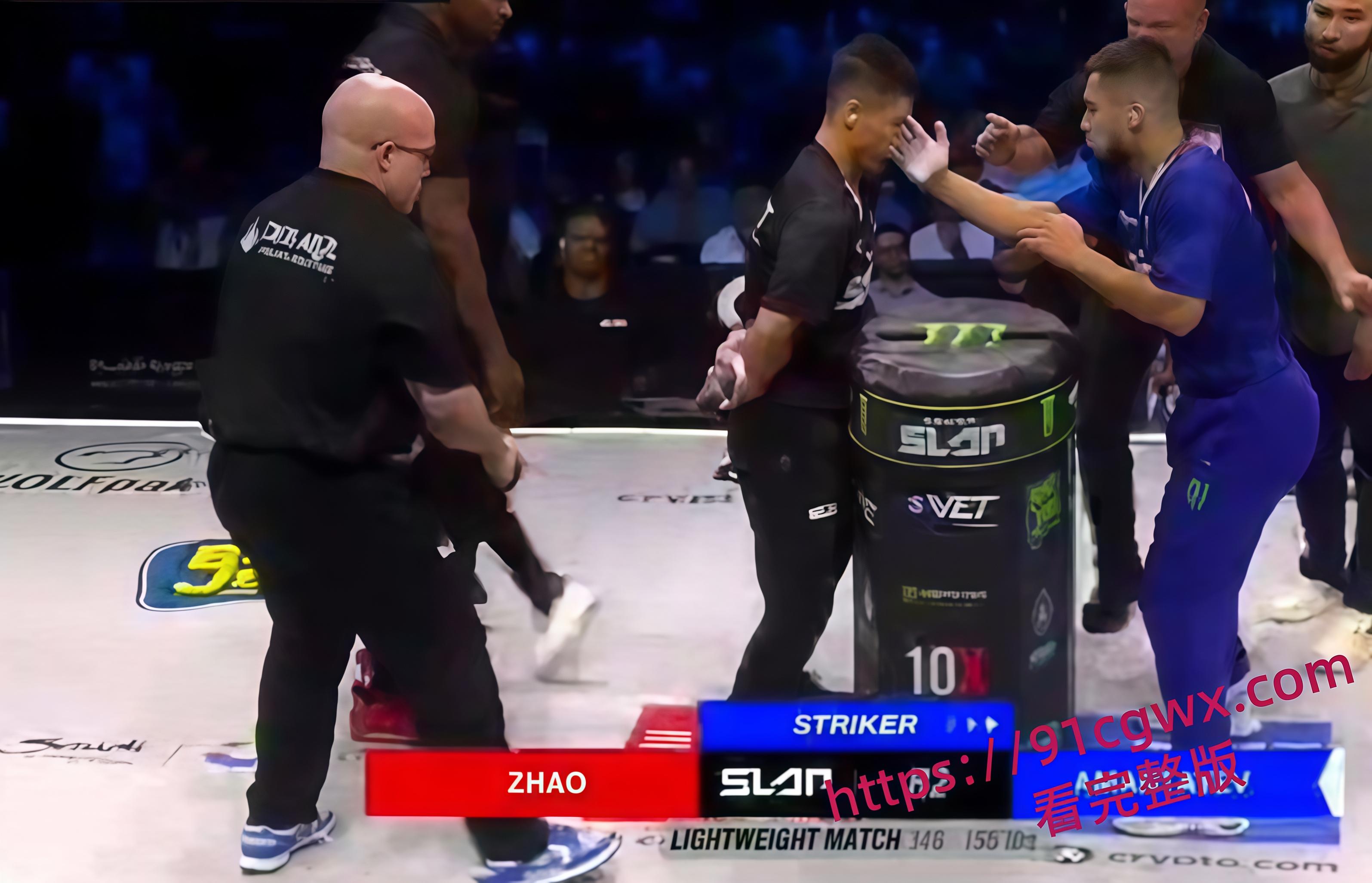 中国通背拳传人赵鸿刚参加UFC扇耳光大赛被对手KO引发全网热议!-4