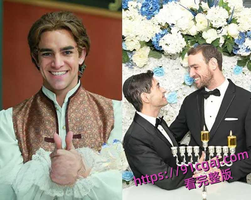 新版还珠格格男主班杰明堕落AV界!上演同性三人大战!如此劲爆反差超乎想象-1