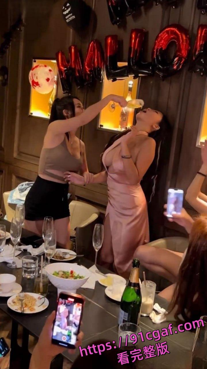 天龙人们的隐密处生活大曝光!上海顶级会所名媛盛宴 富豪嗨翻带回酒店啪啪-6