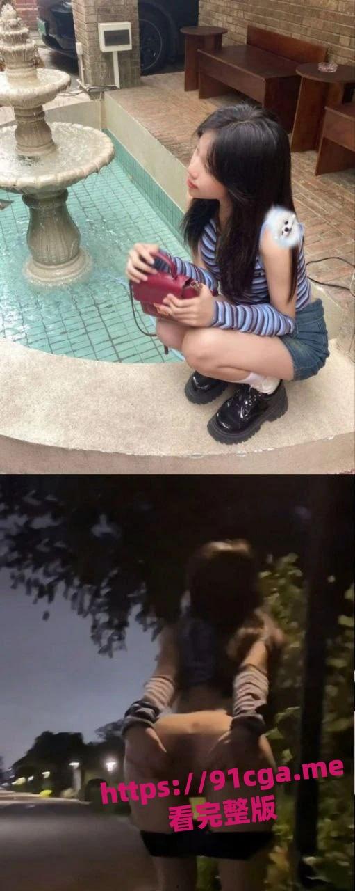 广州应用科技学院24级英语4班 徐家淇与男朋友在学校草丛野战曝光#草丛约会#学生性爱#野战-6