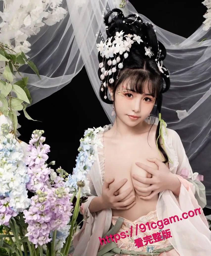 福利姬 爆机少女喵小吉《花间集》尺度逆天， 堪称人间梦中情逼！-1