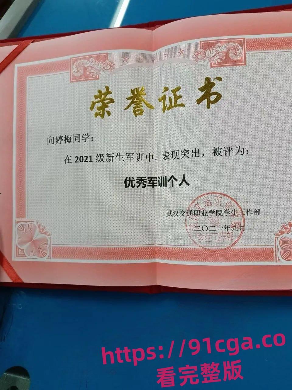 瓜友投稿武汉交通职业学院母狗向婷梅 平时比较闷骚很喜欢自毁-1